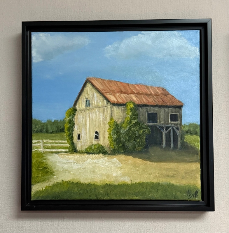 Old Barn by artist Mozelle Marks
